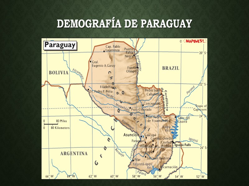 Demografía de paraguay